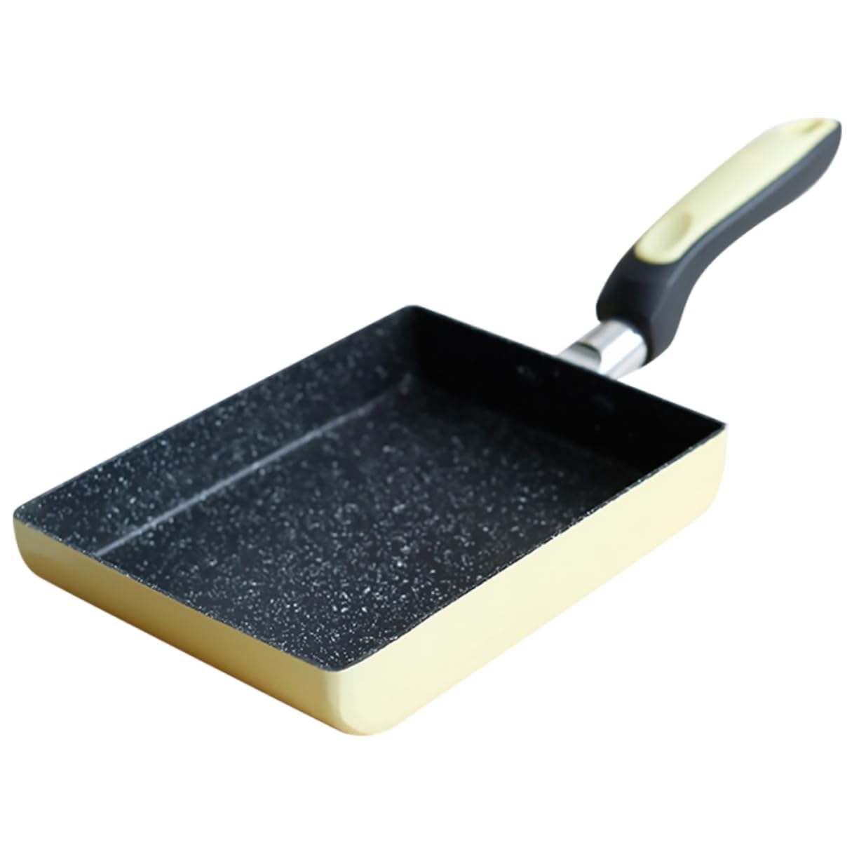 ABOOFAN 1Pc Non Stick Tamagoyaki Pan Versatile Egg Frying Cooker for Omelettes Burgers More for Home Outdoor Use Handle Random Color