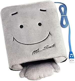 OFKPO Hand Heated Winter Mouse Pad Smile Face