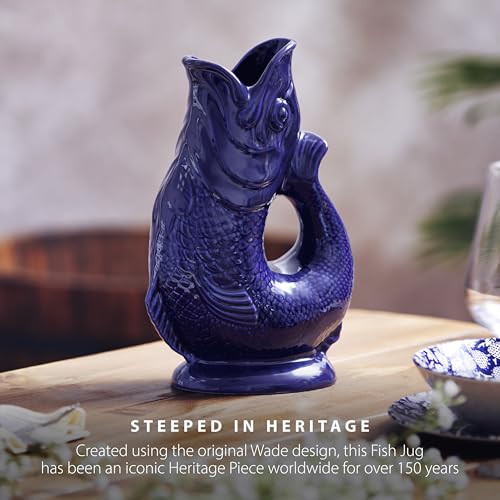Wade Fish Jug, Handcrafted in Stoke-on-Trent England, Award-Winning Iconic UK Heritage Brand, English Earthenware, 1.2L - Image 3