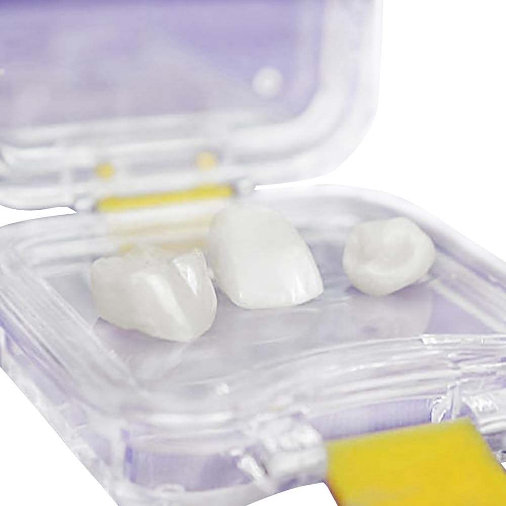 Caja de corona dental 5 piezas película membrana transparente dientes puente