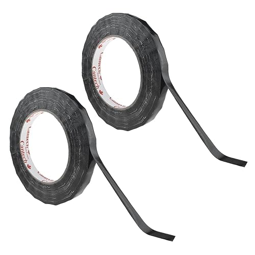 HAHIYO Cinta floral negra de 0.5 pulgadas de ancho, impermeable, cinta decorativa impermeable para envolver ramos, arreglos de flores y manualidades