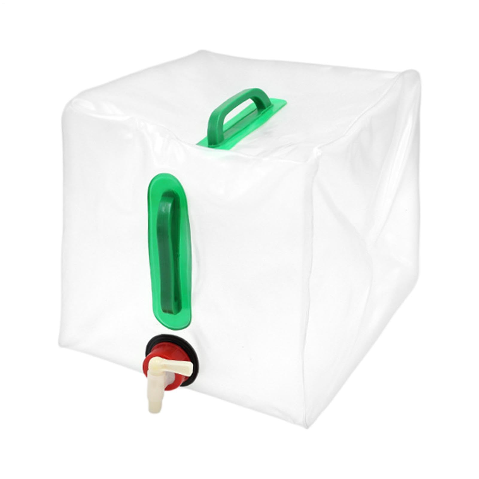 Bidon Pliable 20L Avec Robinet – Jerrican Alimentaire Sans BPA, PVC Solide – Pour Camping, Rando, Ou Réserve D’eau