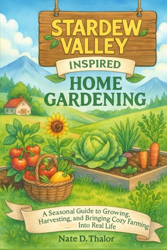 Stardew Valley Inspired Home Gardening: A Seasonal Guide to Growing, Harvesting, and Bringing Cozy Farming Into Real Life (The Stardew Valley Companion)