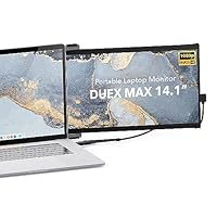 Duex Max デュアルモバイルモニター ディスプレイ | 14.1インチ Duex Max DS Portable Dual Screen Extender for Laptop