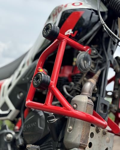 Image of Bizen Hero Xpulse 200 2V 4V Rally & Rally Pro Premium Crash Guard with Frame Sliders - Black