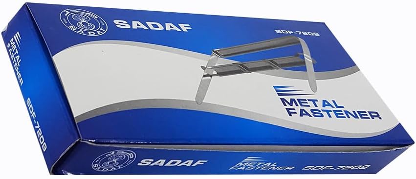 Sadaf Metal File Fastener 50-Piece Set, 8 cm Size