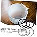 WHAMVOX 3Pcs Rubber Cushion Pad for Sound Bowls Music Bowl Mat Singing Bowl Decor Buddhist Ritual Cushion Durable Design