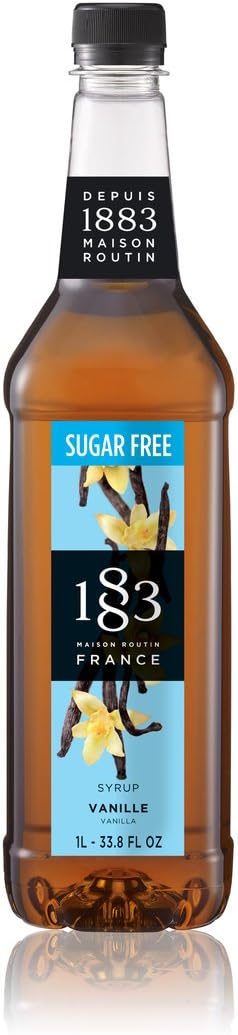 1883 Maison Routin Vanilla Sugar Free Syrup & Pump