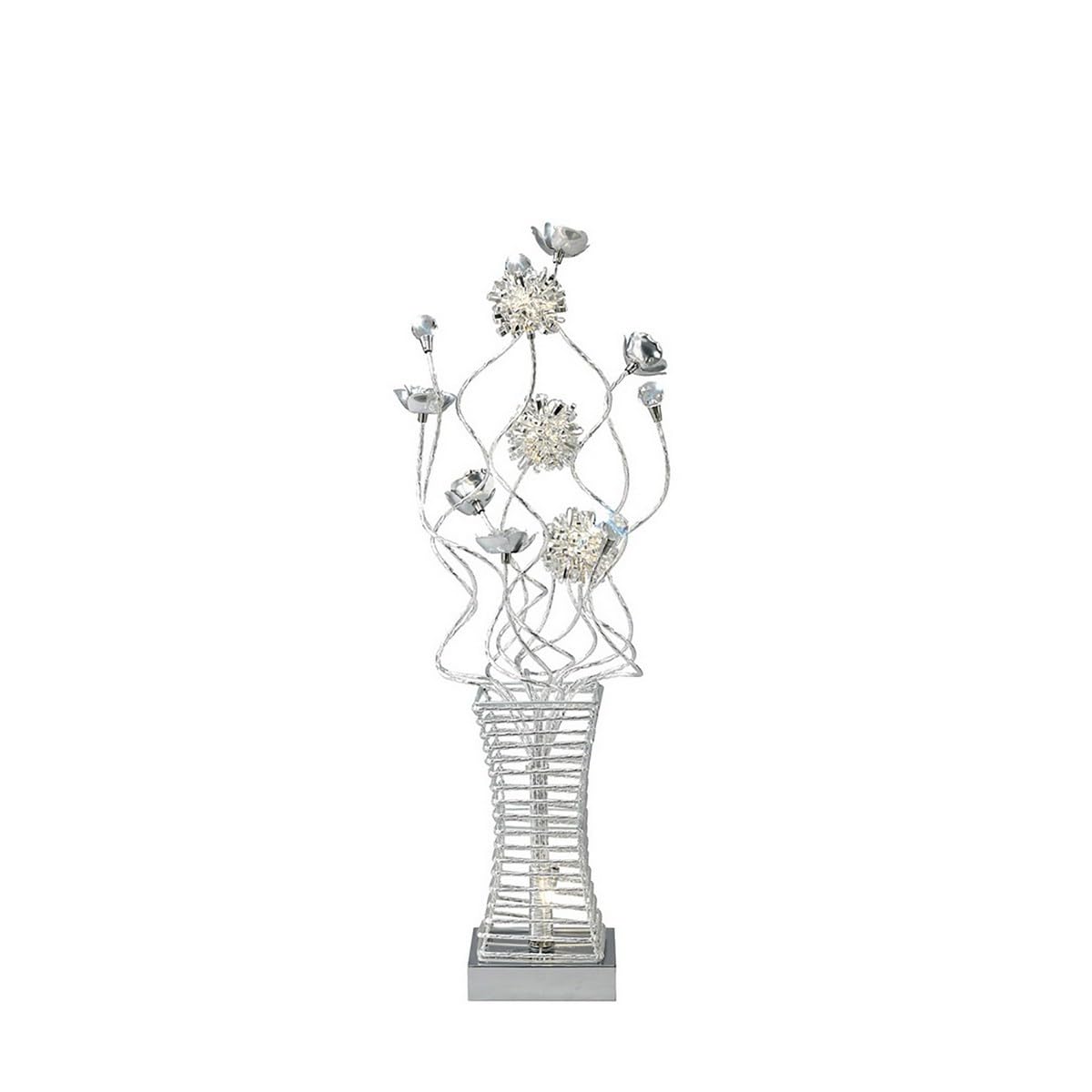 Inspired Silver Clearance - (Dh) Majella Table Lamp 4 Light G4 Polished Chrome/Silver/Crystal, Not Led/Cfl Compatible
