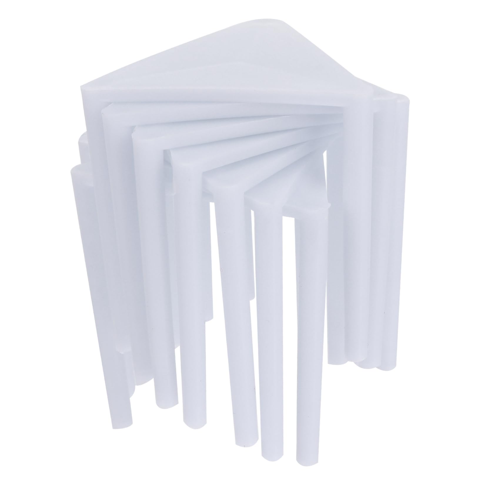 PartyKindom Pizza Riser Stands 100pcs Pizza Holder for Serving Table Restaurant Catering Supplies