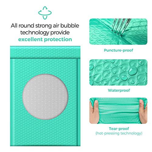 Fuxury-Bubble-Mailers-105x16-Inch-25-Pack-Self-Seal-Padded-Envelopes-Large-Shipping-Envelopes-Waterproof-Padded-Mailers-Bubble-Bags-for-Mailing-Packaging-Small-Business-Teal-5