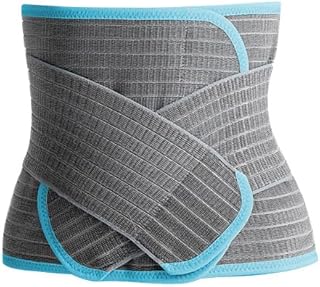 Postpartum Recovery Belt for Women - Adjustable Abdominal Binder & Pelvic Support, Breathable Bamboo Belly Wrap for C-Sect...
