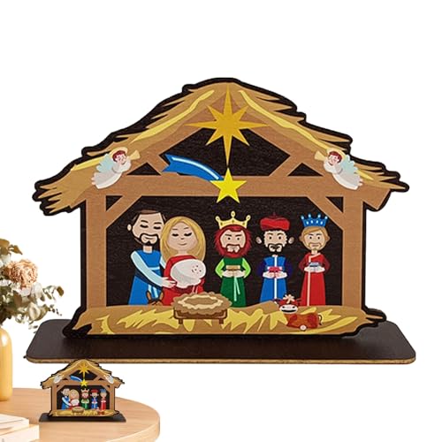 Generisch Krippenfiguren Holz Weihnachtskrippe,Holz Weihnachtskrippe...