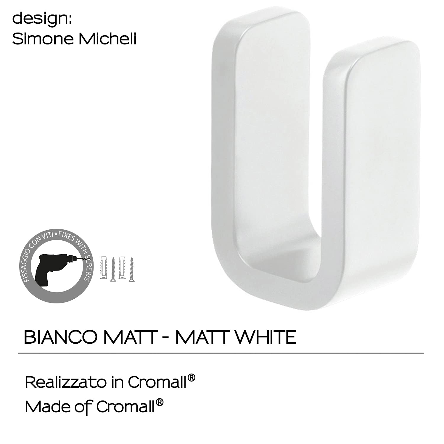 Gedy Hanger 3x 4,6x 7 white - Image 3