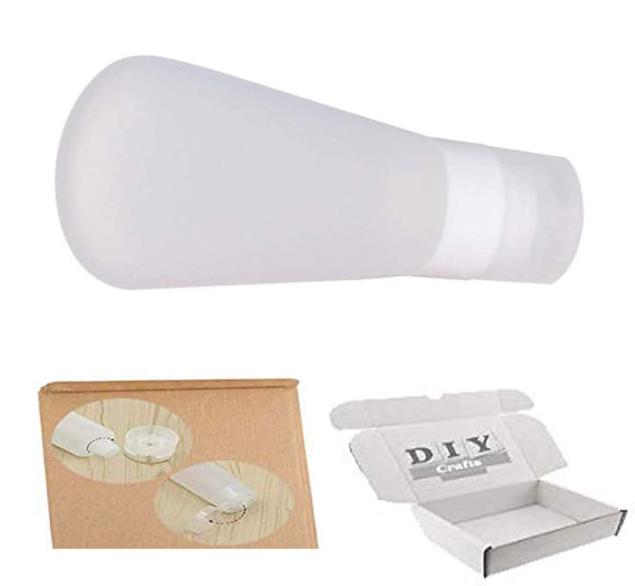 DIY Crafts Empty Squeeze Bottle, Combo Of 10 PCS 50ml Empty Refillable Travel Plastic Matte Flip Cap Cosmetic Body Hand Lotion Shampoo Squeeze Bottle (Pack Of 10 Pcs, Design No # 1)