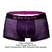 Papi Men's Fashion Microflex Brazilian Trunk - UMPA050 (Purple Pixel Print, XL)