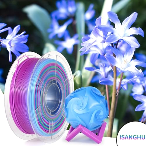 Image of 3D Printer PETG Filament Translucent 1.75mm High Light Transmittance 3D Printing Filament,Print Speed 30-600mm /s PETG Filament, Clear Teal Lily 3D Printer Filament 1KG