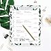 Bliss Collections Weekly Planning Pad, Desk Calendar - Greenery - Undated Tear-Off Sheets Notepad - Calendar, Organizer, Scheduler for Goals, Tasks, Ideas, Notes & To-Do Lists - 8.5