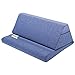 Produktbild MoKo Tablet Pillow Stand, Soft Bed Pillow Holder Fit for New Kindle Fire 7 2019/2017, Kindle 10th Gen 2019, Fire HD 8 2018/2017, Kindle Paperwhite, Kindle Oasis - Denim Blue