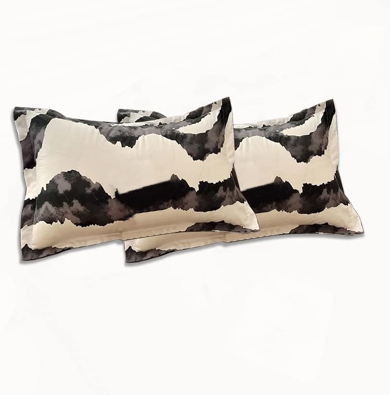 Miniatura 4 de Akiky Juego de funda de edredón de mármol abstracto, tamaño matrimonial, diseño de arte de fantasía, ultra suave, con cierre de cremallera,