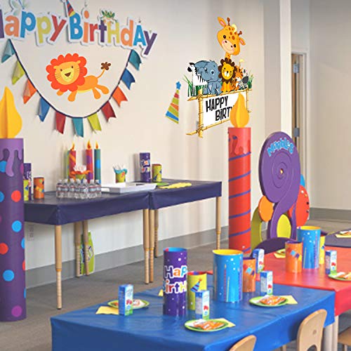 Image of Party Propz Jungle Cardstock Cutout 10PCs /Animal Theme Birthday Party Supplies /Barnyard Theme /Jungle Birthday Decoration