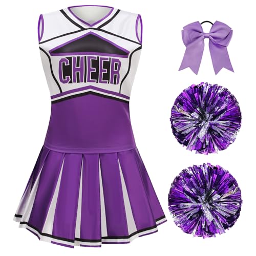 GRAJTCIN Cheerleader Costume for Women Cheerleading Outfit School Cheer Uniform Adult Halloween...