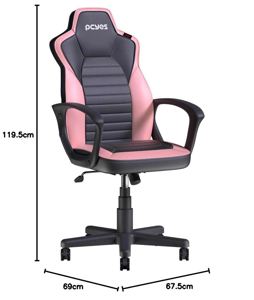 CADEIRA GAMER MAD RACER STI TURBO CANDY PINK ROSA – MRSTIR10RS