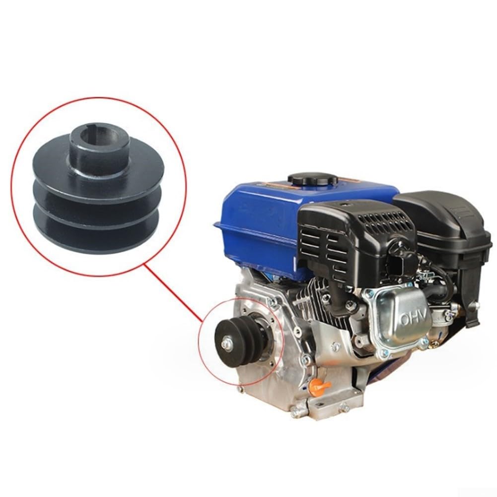 Polea de correa de doble canal 168/170F 55A 70A para motor gasolina diésel