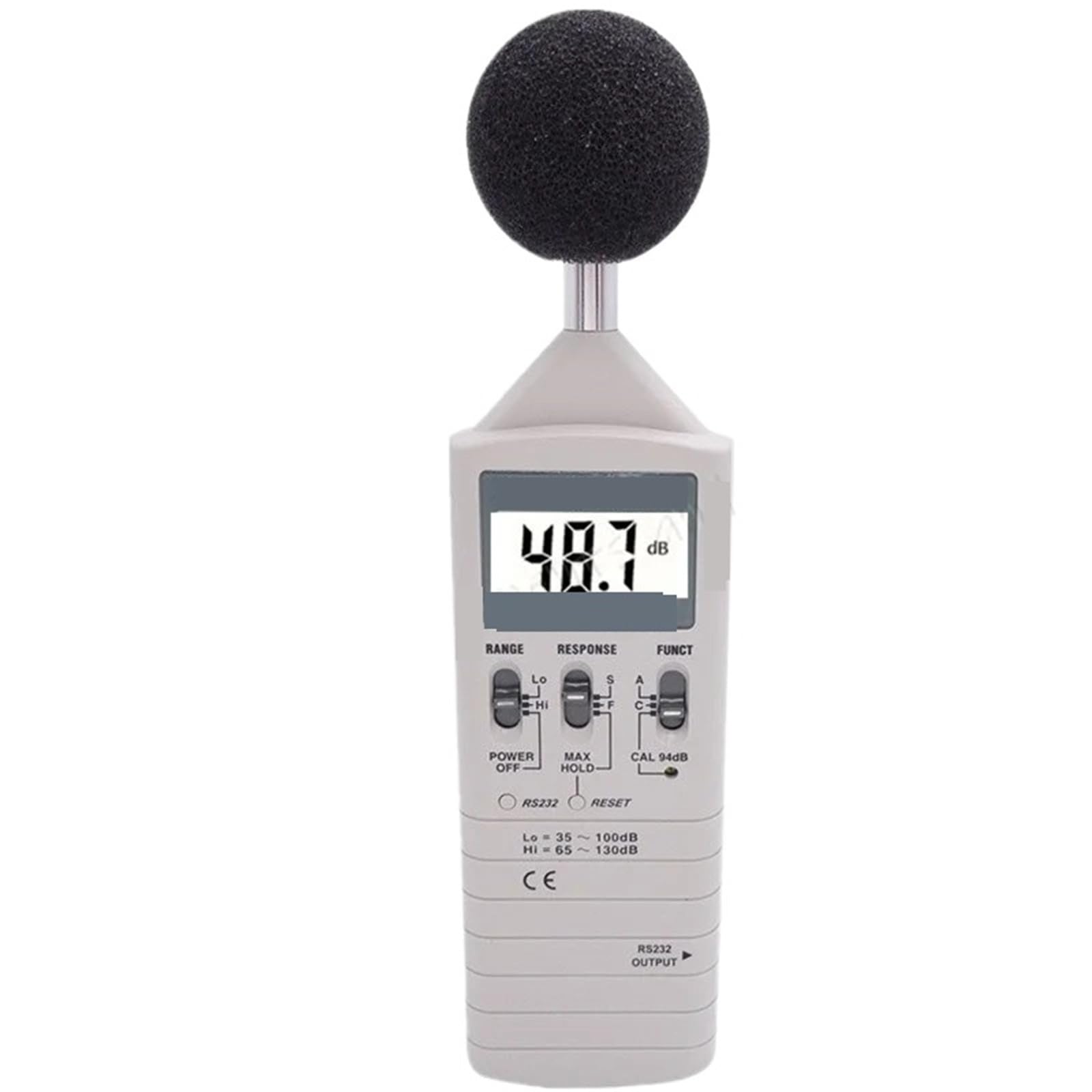 Edede One Color Decibel Meter, Sound Level Meter/Noise Meter, Resolution 0.1Db Volume Range 35-130Db