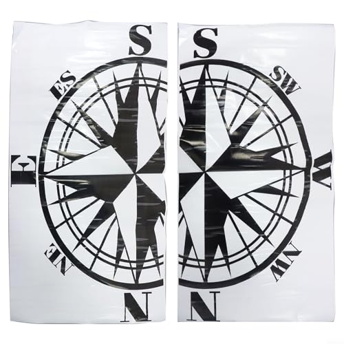 2 pegatinas de vinilo negras personalizadas para autocaravanas y caravanas para vehículos