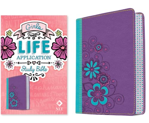 NLT Girls Life Application Study Bible, TuTone (LeatherLike...