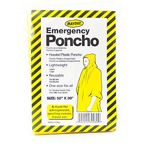 Contagion Survival Mayday Emergency Poncho 5 Pack