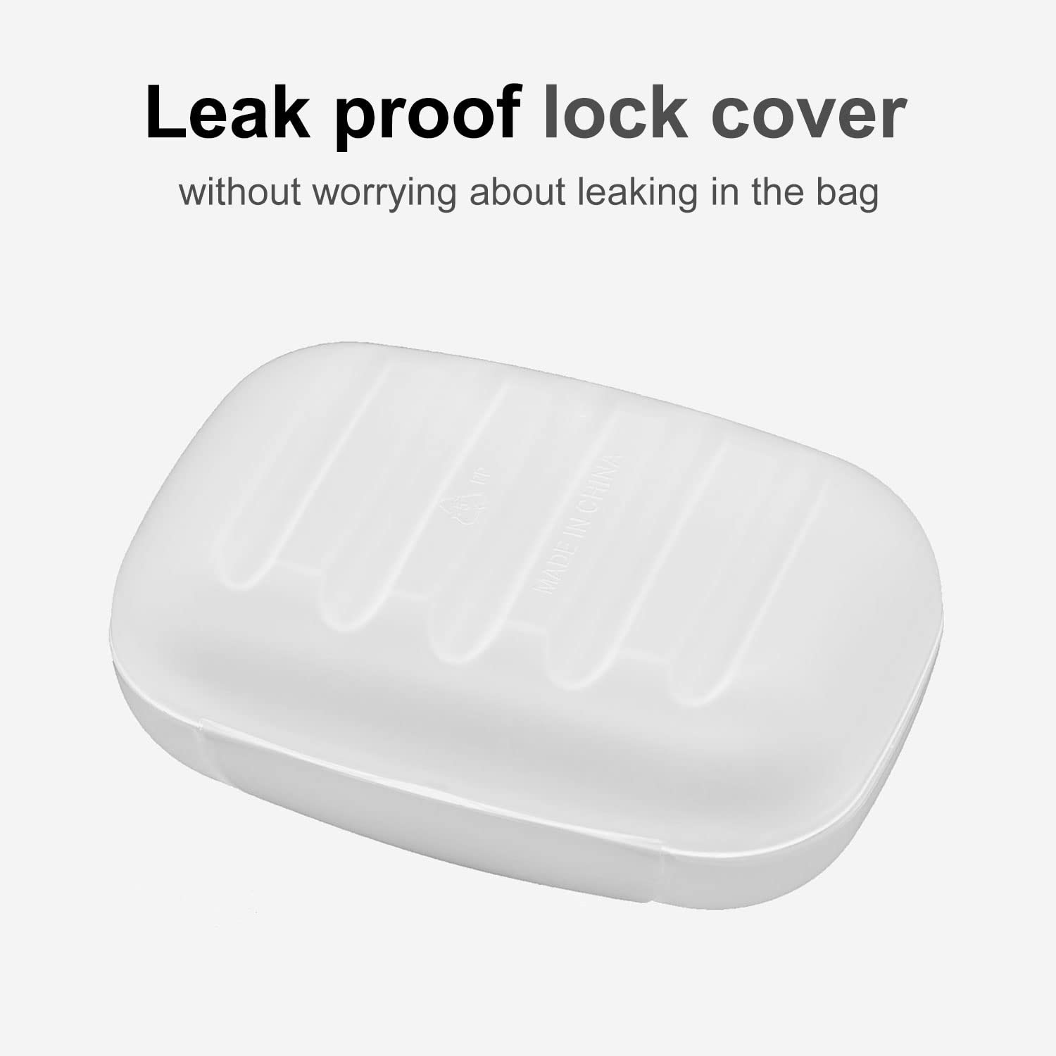 Portasapone Da Viaggio Impermeabile - 2 Pezzi, Nero E Trasparente, Antiperso - Foto 13