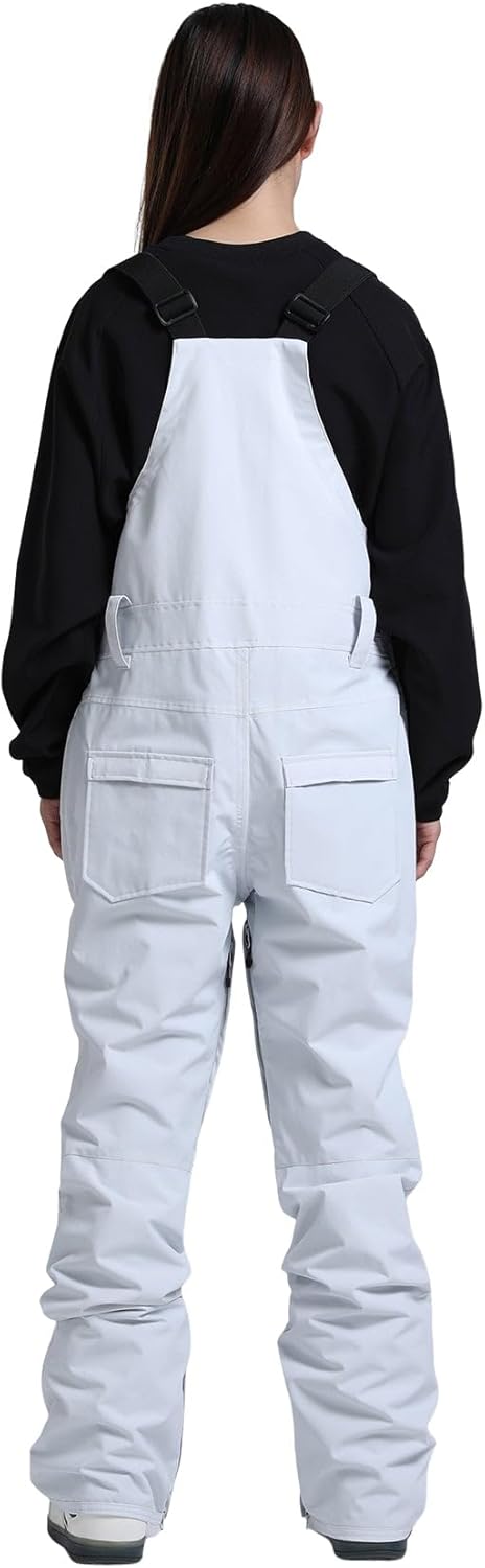 GSOU SNOW Womens Ski Bibs Snowboard Bibs Pants Snow Overalls Waterproof Windproof Winter Outdoor Sports Insulated Warm - Image 2