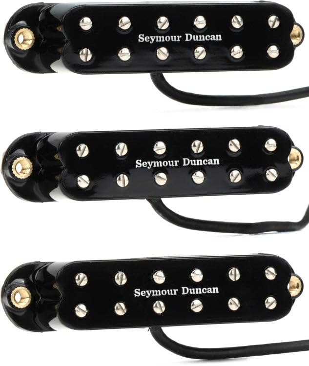 Set Micros Strat JB Junior SJBJ-1 Noir Seymour Duncan pour Briller en Studio