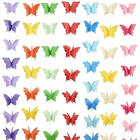 Guirnalda Papel Mariposas 3D BETESSIN Cover