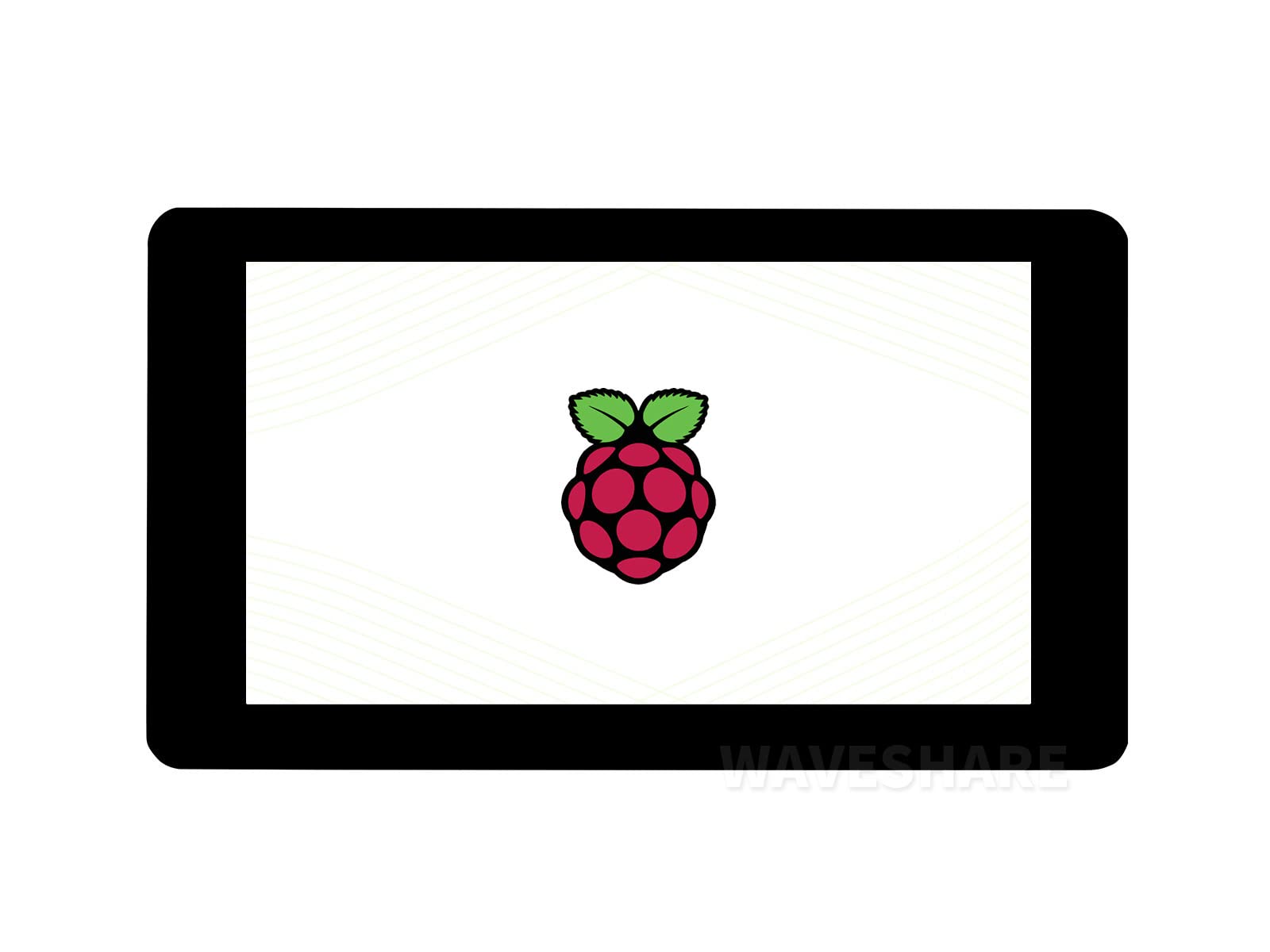 7inch DSI LCD 1024x600 Capacitive Touch IPS Display for Raspberry Pi 4B/3B+/3A+/Compute Module 4/3+, Refresh Rate up to 60Hz