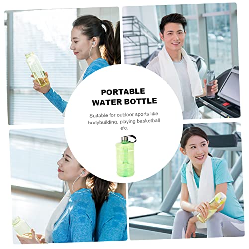 CLISPEED Garrafas De Água Esportivas Garrafa De Água De Fitness Tempo Garrafas De Água De Plástico C