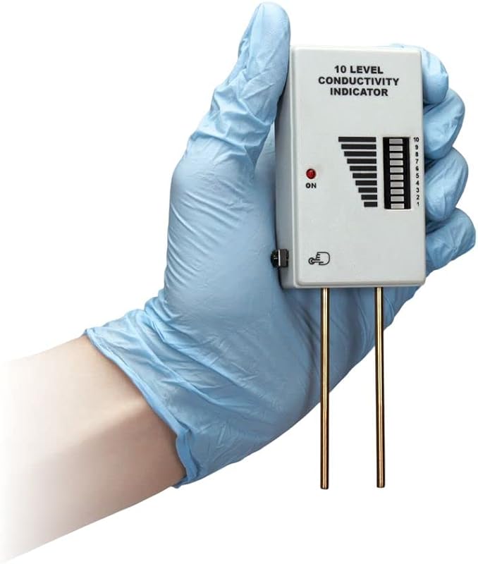 Medidor de conductividad de 10 niveles