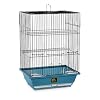Prevue Pet Products Small Bird Cage – Ideal for Finches, Canaries, Songbirds, Small Parakeets, Lightweight Indoor Enclosure, Versatile Travel Cage for Small Birds – Blue and Black