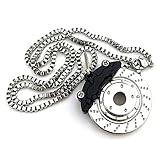 Diseño de estilo: collar de estilo punk hip hop con hebilla de moda retro.