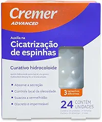 Curativo Hidrocoloide para Acne e Espinhas – 24 Unidades | Adesivo Ultrafino e Discreto, 3 Tamanhos (7/10/12 mm), Absorve Secreções, Impermeável, Uso com Maquiagem
