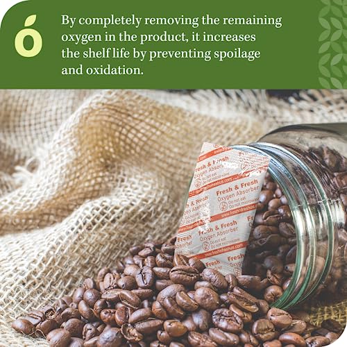 image for OXYGONE 500 CC [100 Packets] Premium Oxygen Absorbers for Food Storage