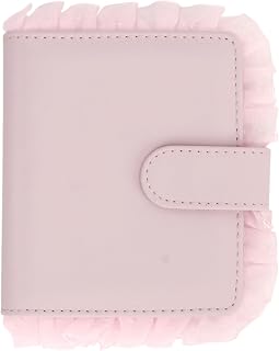Mini álbum de Fotos, Porta-cartões Fotográficos Fofos de 3 Polegadas para Polaroid Mini12 11 9 8 Câmera Instantânea, 64 Bolsos, Porta-cartões Fotográficos Kpop Universal, Livro (Rosa)