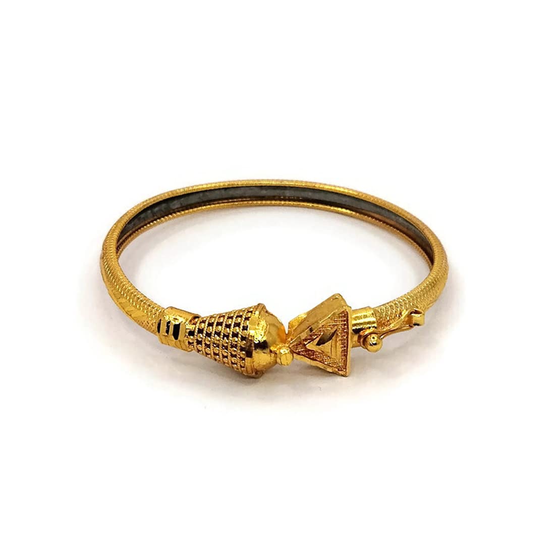 Gold Plated Metal Bengali Noha Badhano Bangle For Women
