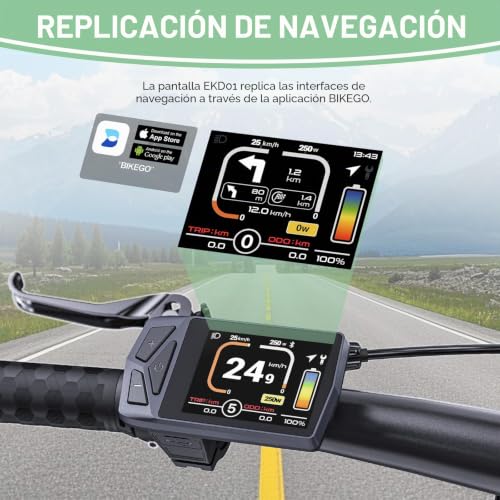 Pantalla Ebike EKD01 BAFANG para solucionar fallos de conexión en motor central Can 6