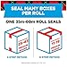 Scotch Heavy Duty Shipping and Moving Packing Tape, Clear, Packing and Moving Supplies, 1.88 in. x 54.6 yd., 6 Tape Rolls with 1 Dispenser