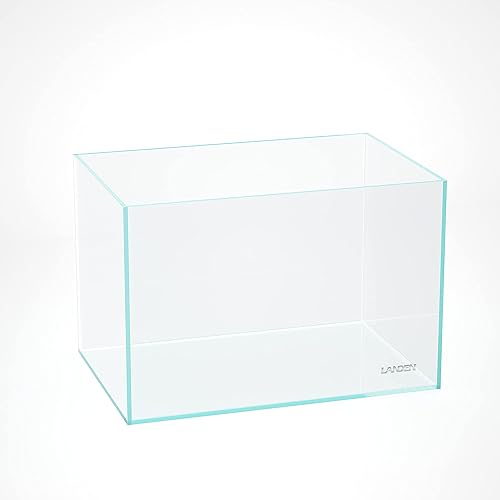 Landen 60P 23 Gallon Rimless Low Iron Aquarium Tank, W23.6×D15.7×H15.7 in(60x40x40cm) 8mm Thickness