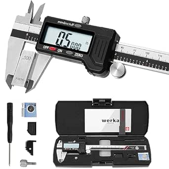 Digital Caliper, 0-6 inch Measuring Tool with High Accuracy and Multiple Measurement Modes