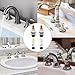 RP25513 2pcs New Faucet Stem Assembly with RP4993 Rubber Seat and Spring for Delta Two Handle Faucet Repair Kit Double-Handle Universal Faucet Cartridges for Smooth Wroking and Easy Installation